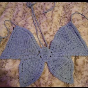 Zara Knit Butterfly Top